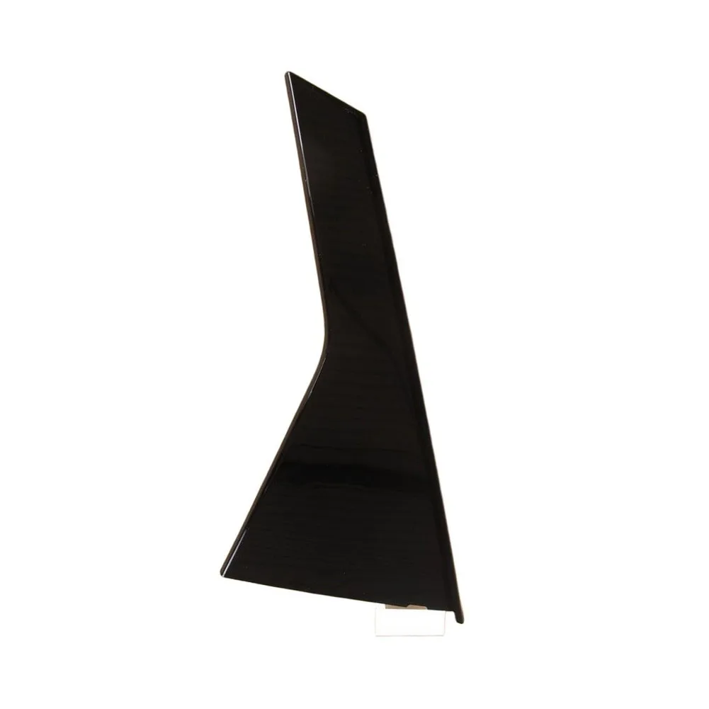 Left Side Garnish Rear Door Frame Garnish For Damaged Part Replacement Glossy Black Finish For 2021-2024 Models