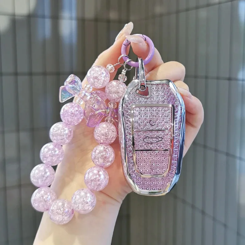 Per Peugeot 408x Keycase 3008 308S 508L 4008 E2008 5008 DS5 DS6 DS4 DS7 DS9 portachiavi portachiavi Peugeot Key shell