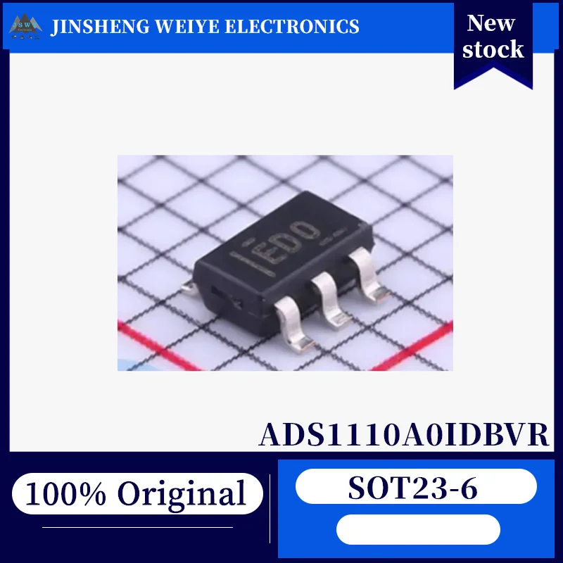 

(10/50 pieces) ADS1110A0IDBVR EDO SOT-23-6 16-bit Δ-Σ ADC, 100% new, original, in stock, chipset.