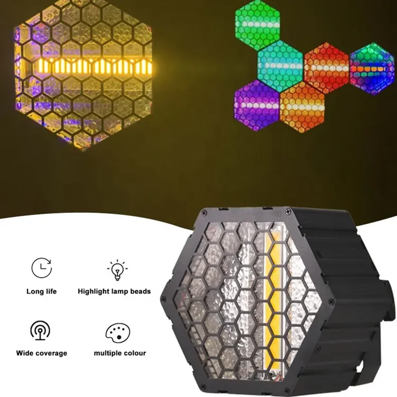 Full Color LED Background Effect Light LED Effect Light for DJ Party Wedding Club Bar DMX512 LED Wash Strobe Stage Light