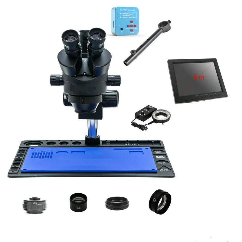 

Full Set HD Binocular Simul Focal Phone Repairing Microscope With rMobile repair Tool