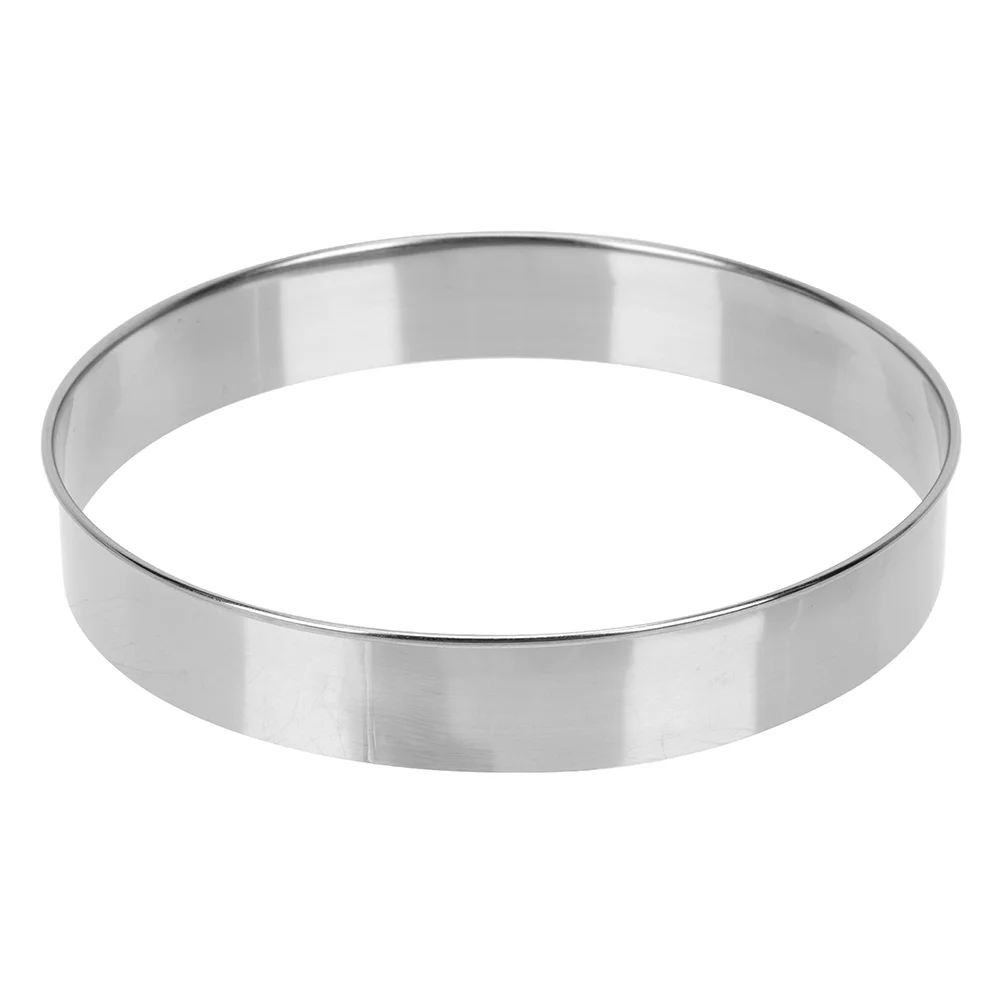 

Household Cake Ring Pizza Circle Kitchen Cheesecakes Accessories Reusable Stainless Steel Multi-function Pastry