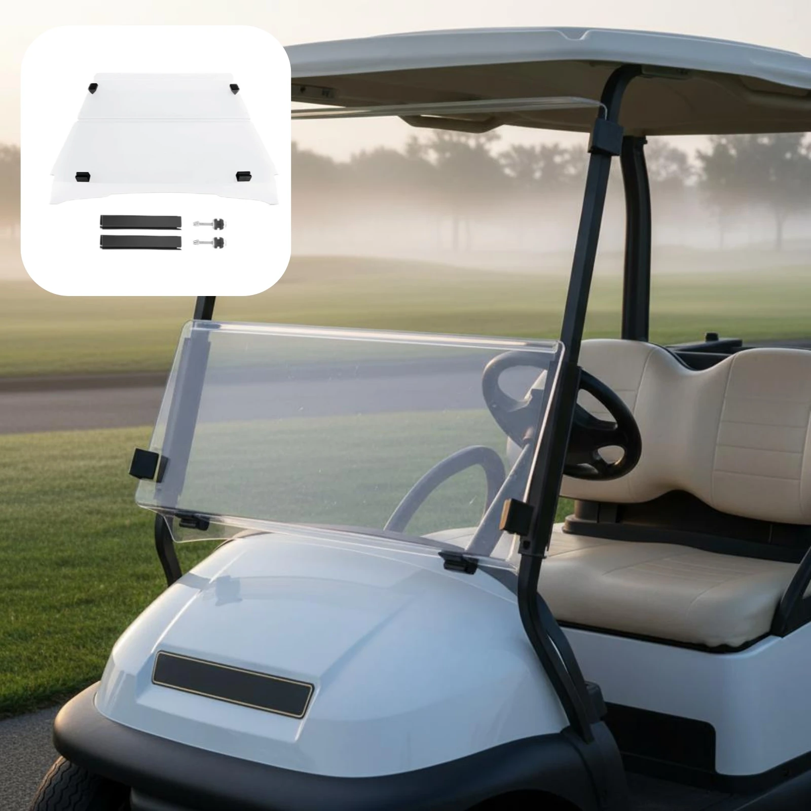 pare-brise-pliable-pour-vehicule-de-golf-ezgo-txt-series-accessoire-de-vehicule-resistant-aux-chocs-installation-facile