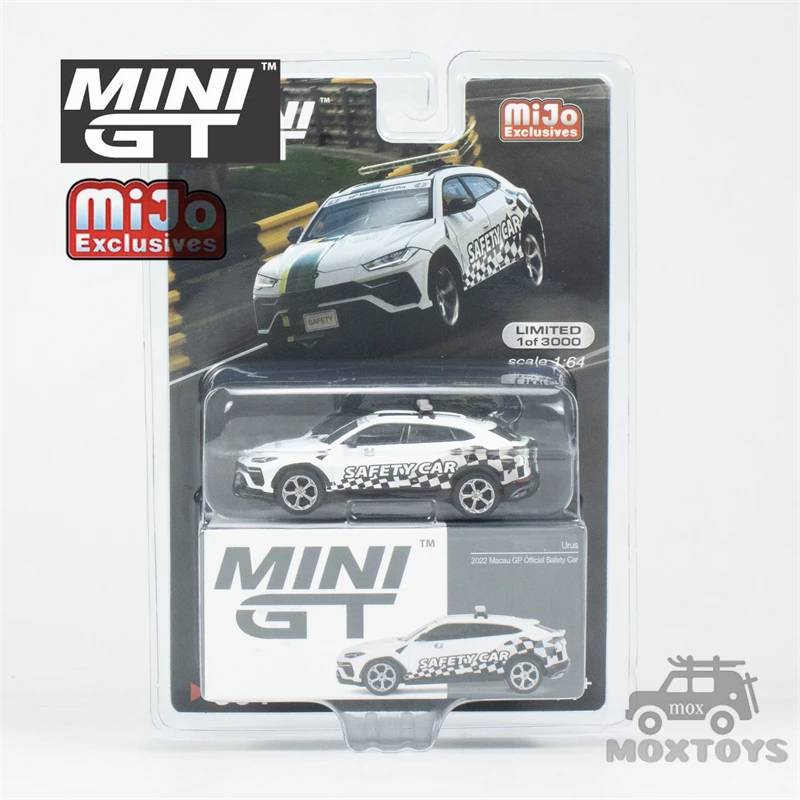 MINI GT 1:64 Lambo Urus 2022 Macau GP Official Safety Car Diecast Model Car