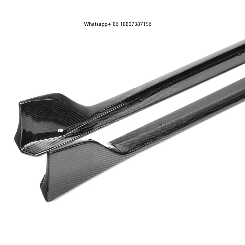 

forToyota's Dry Carbon Fiber V-shaped Side Skirts Are Suitable for Cars A90 Supra 2019+dry Carbon Fiber Side Spoilers