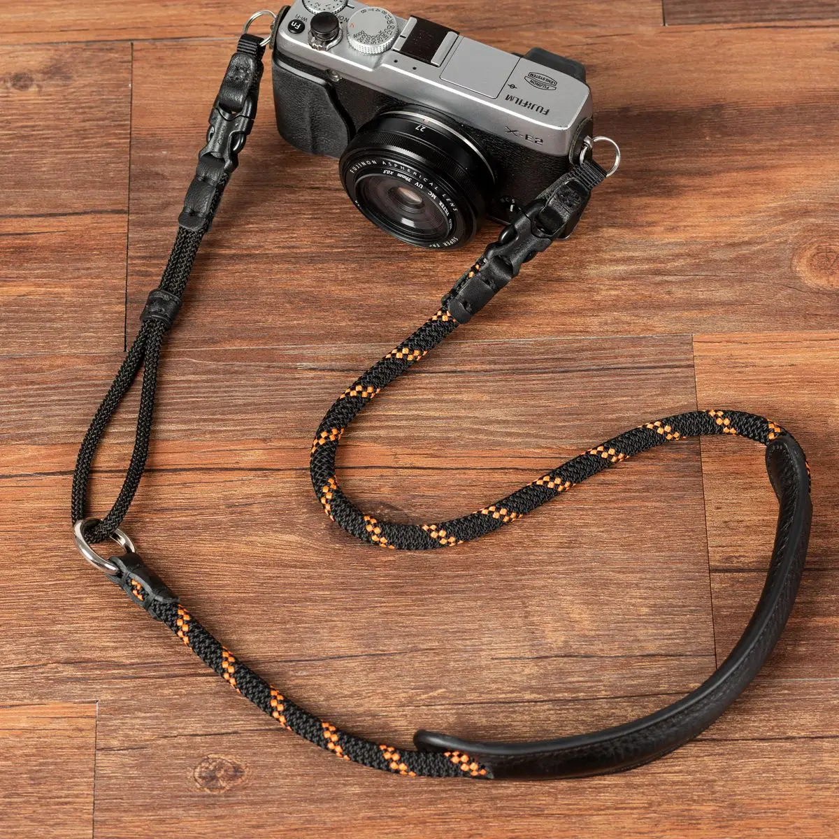 Umhängeband aus echtem Leder für Sony Canon Fuji Nikon Leica Lumix Kamera, verstellbarer Schultergurt, Fotografie-Zubehör
