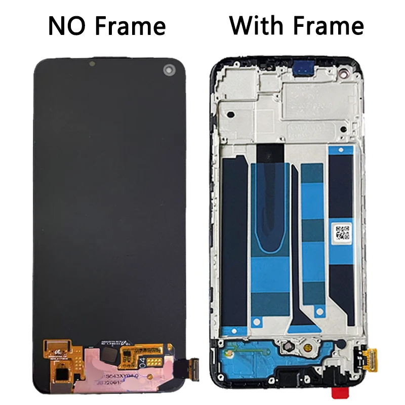 6,4 "Super AMOLED dla Oppo Realme 8 4G RMX3085 Wyświetlacz LCD + Panel dotykowy Digitizer dla RealMe8 Pro 8Pro Ekran LCD — zdjęcie produktu 4