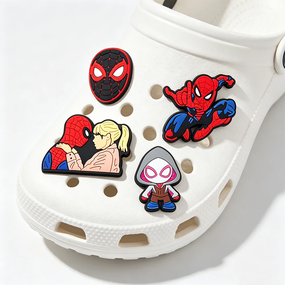 9/21 Stück Cartoon Anime Helden Charakter Schuh-Charm Großhandel PVC Clog Armband Deko Schnalle Abnehmbar DIY Wasserdicht Party Geschenk – Detail 5