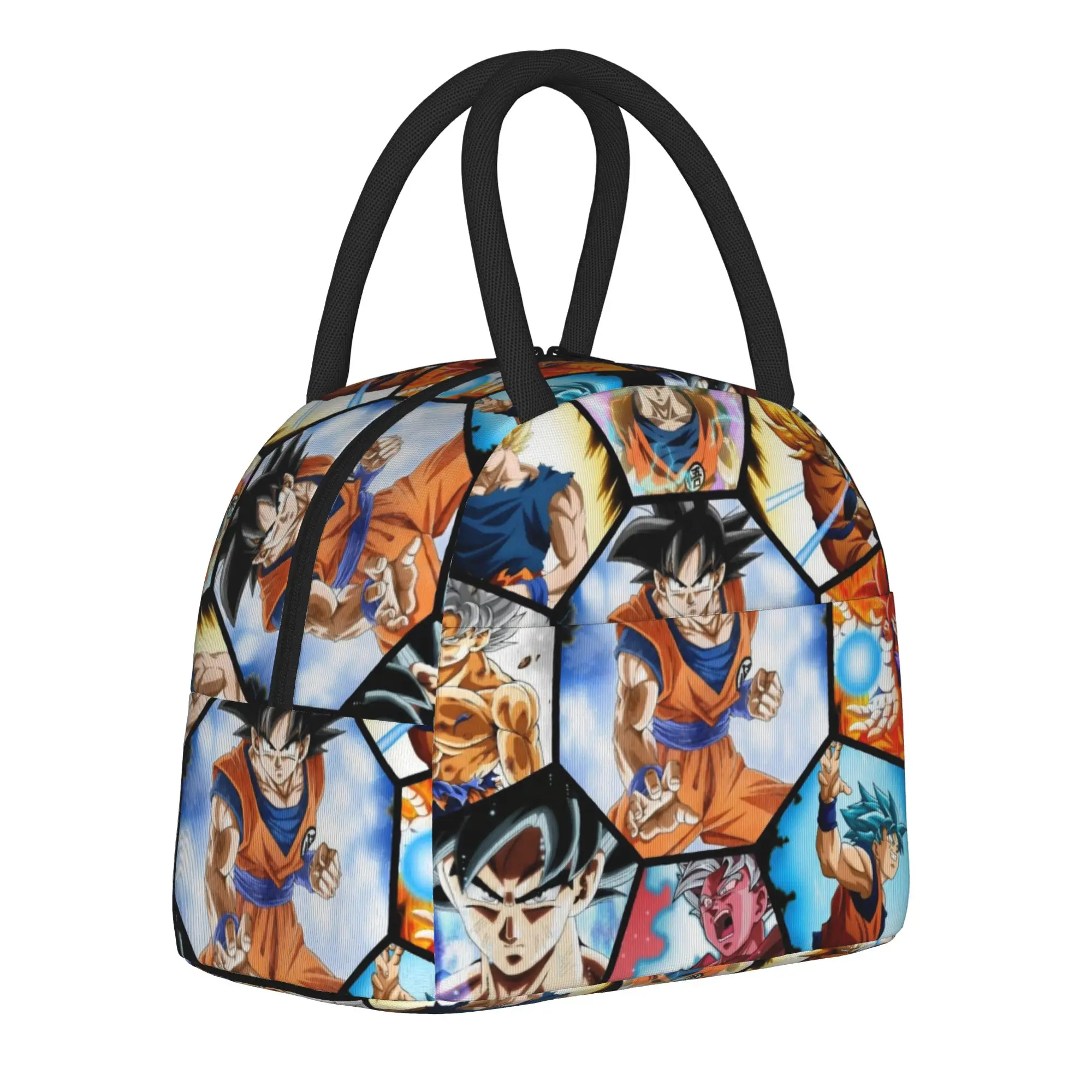 Bolsa Térmica para Almuerzo DBZ Goku SSJ4, Bolsa Refrigerante para Alimentos, Contenedor de Almuerzo de Gran Capacidad, Lonchera para Hombres y Mujeres, Trabajo, Viajes