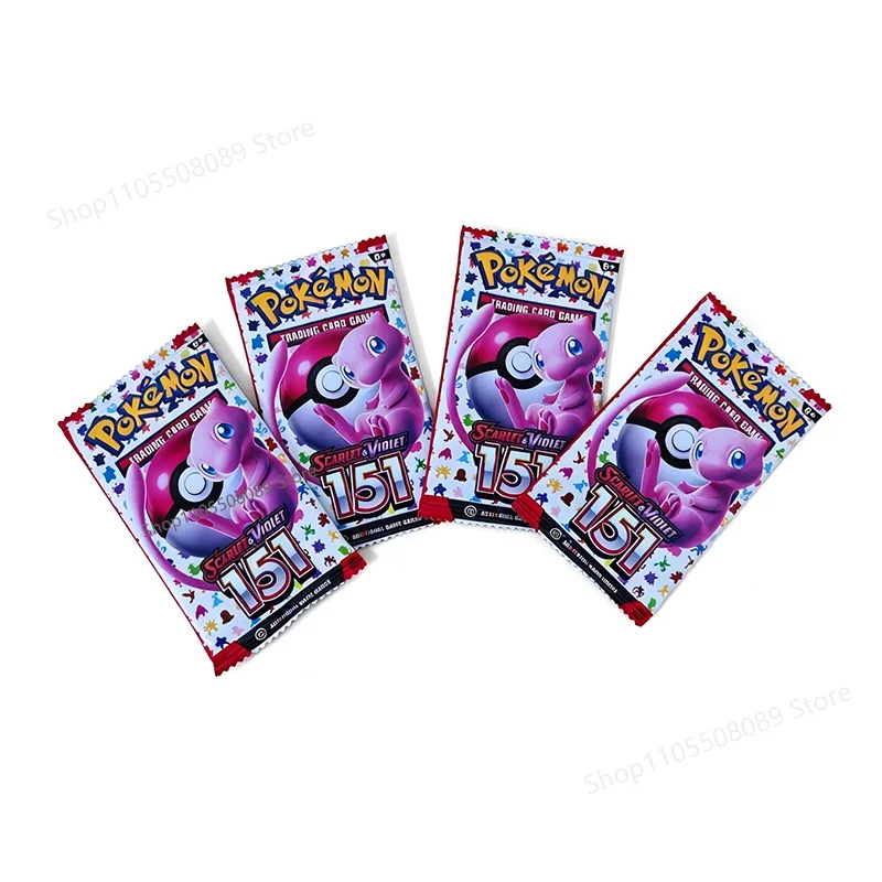360Pcs English Version Genuine PTCG Sv2a Enhanced Supplement Pack 151 First Generation Pikachu Collectible Card