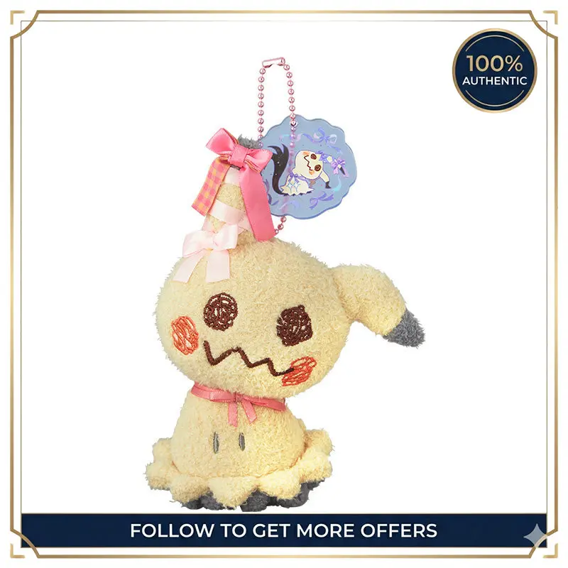 

Genuine Pokemon Don't Attack Me Series Plush Pendant, Cute Mimikyu Espurr Mawile Jigglypuff Doll Hug Pillow Decor Birthday Gift