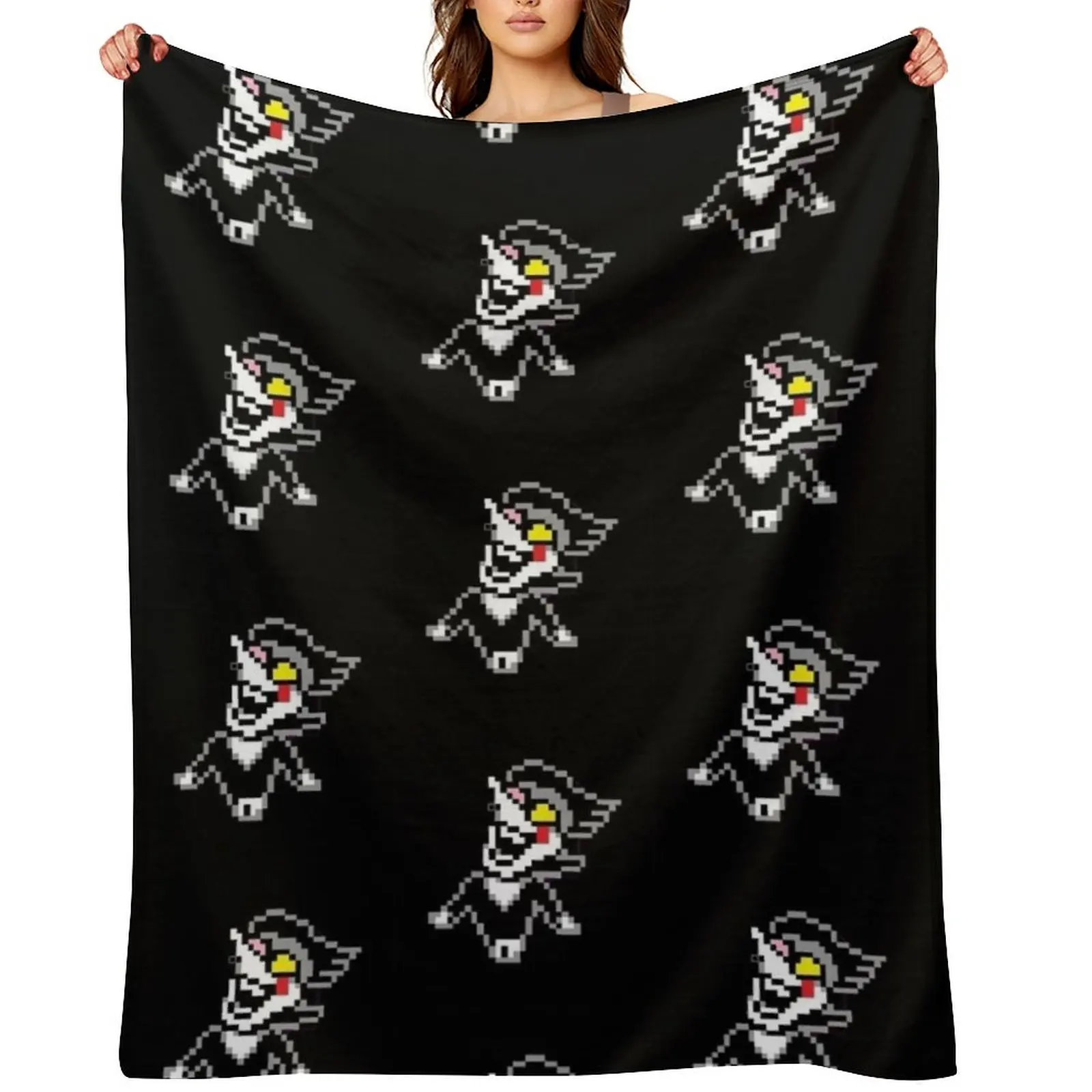 

Spamton Pixel Throw Blanket Sofas Furrys Summer Beddings Blankets For Sofas Blankets