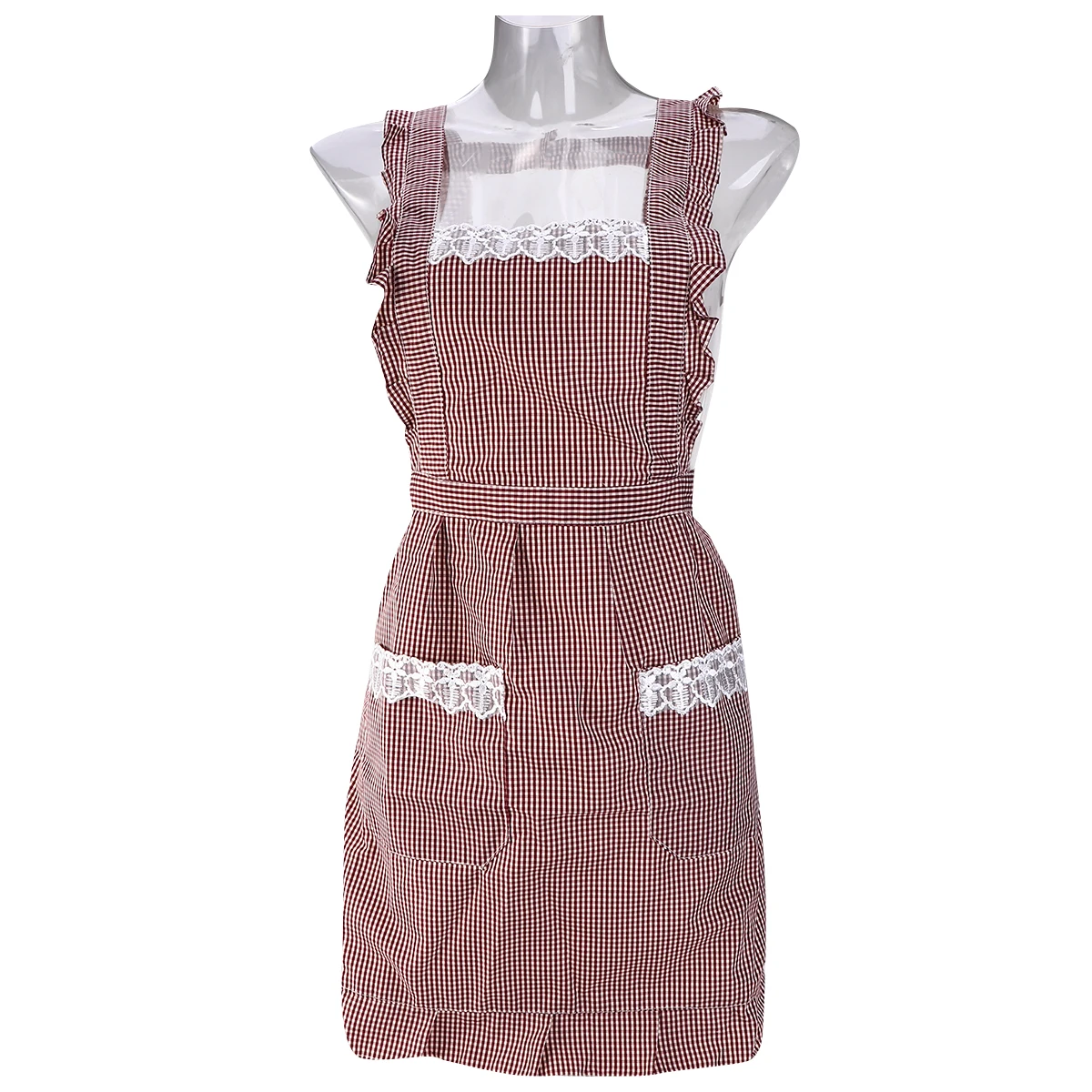 

1 Set Long Waterproof Apron with Oversleeve Durable Cooking Apron for Kitchen Grilling and Crafts (1 Apron, 1 Pair Sleeve)