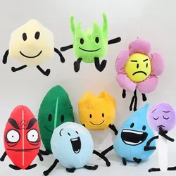 Battle for Dream Island Plush Toy BFDI Stuffed Dolls Leafy Firey Flower Waterdrop Bubble Plushie Pillow Kids Christmas Gifts