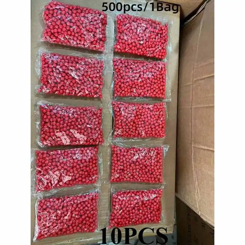 2026 500 Stück/Beutel 7MM Rote Weiche Gel-Kugeln Nachfüllpackung Sichere Flexible Kugeln für Outdoor-Spielzeug – Detail 5