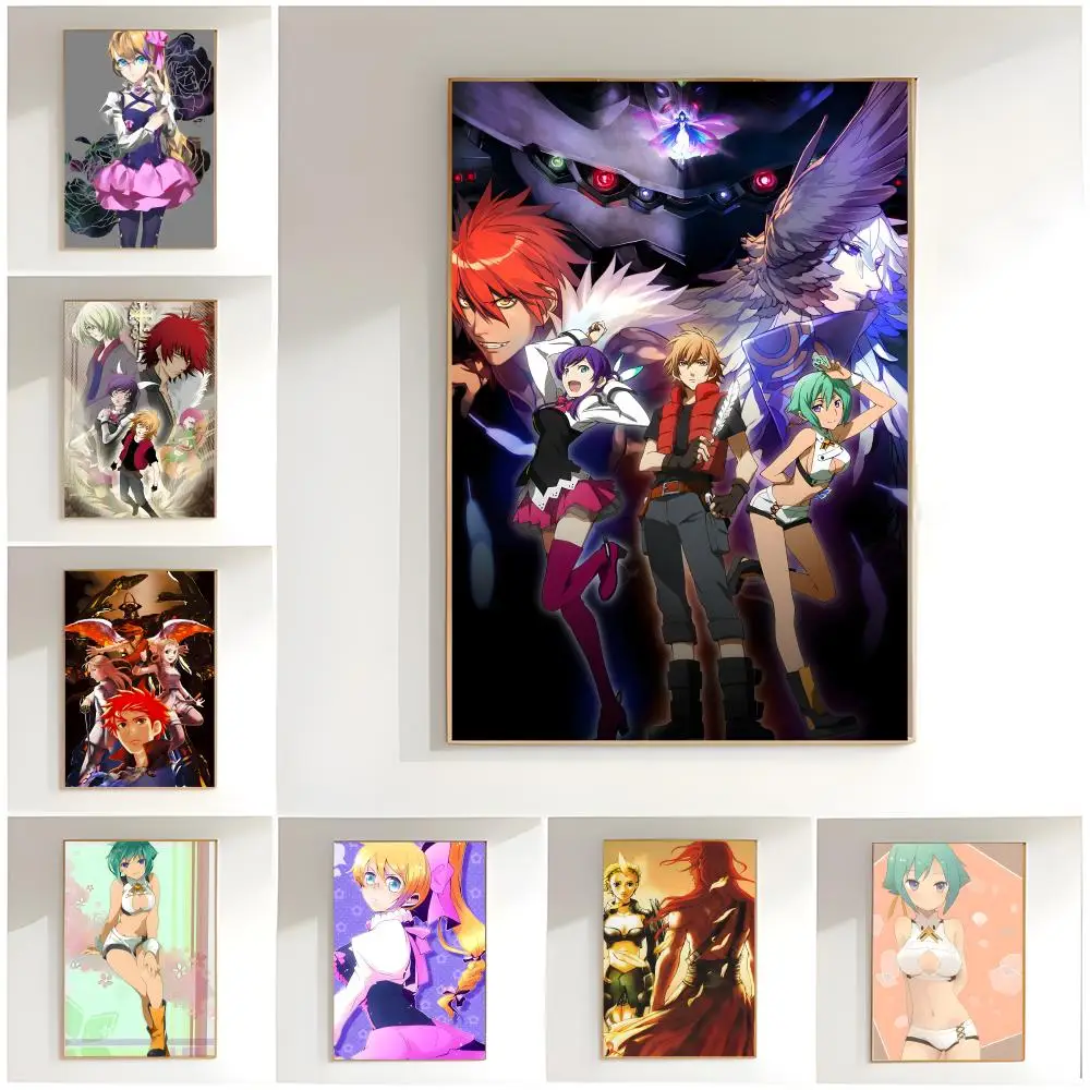 mecha anime Aquarion Poster Classic Wall Art  Home Decor  Peel and Stick Unframed