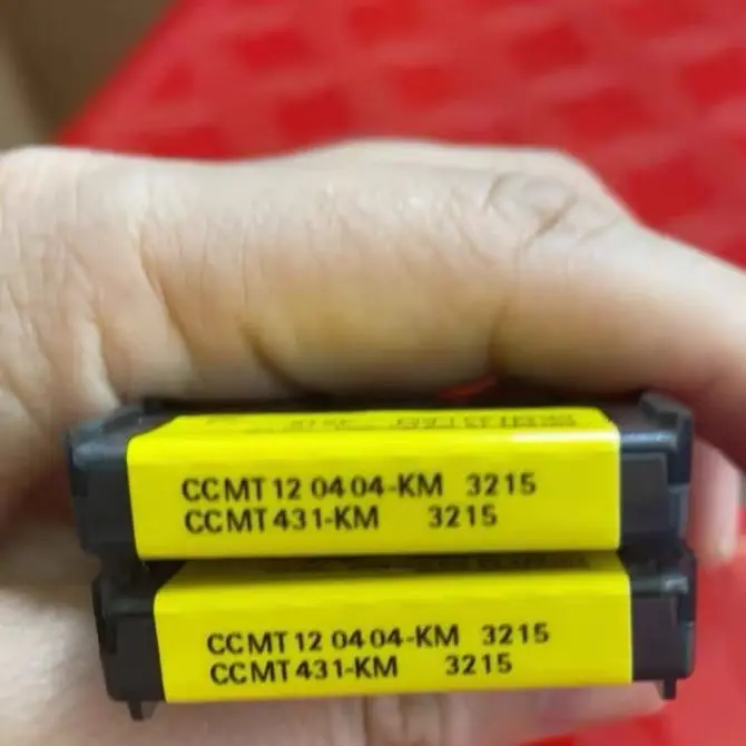 

CCMT120404-KM 3215 CNC hardware cutting blade 10PCS