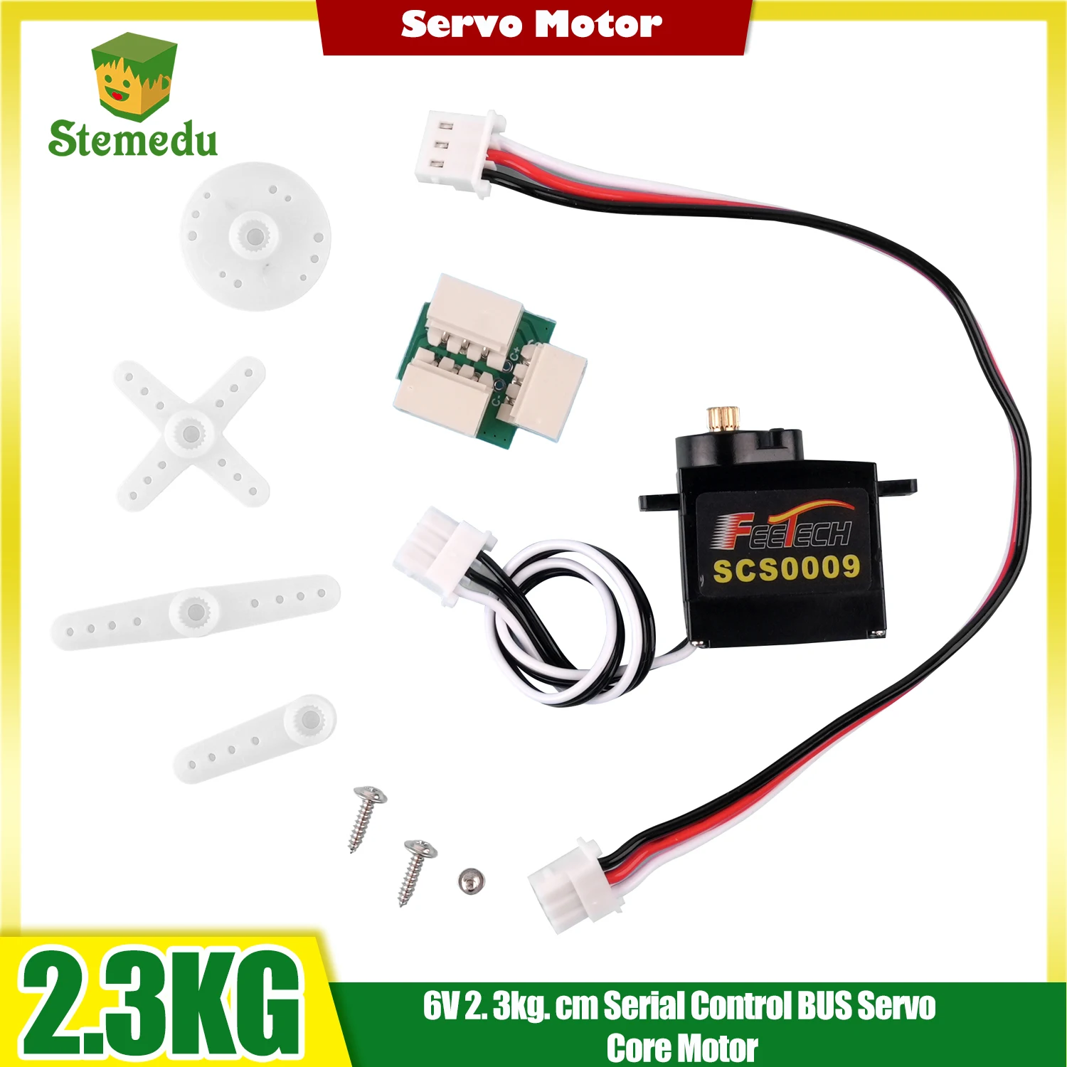 เซอร์โวมอเตอร์ Feetech 2.3 กก. - Micro Servo บทวิจารณ์และราคา