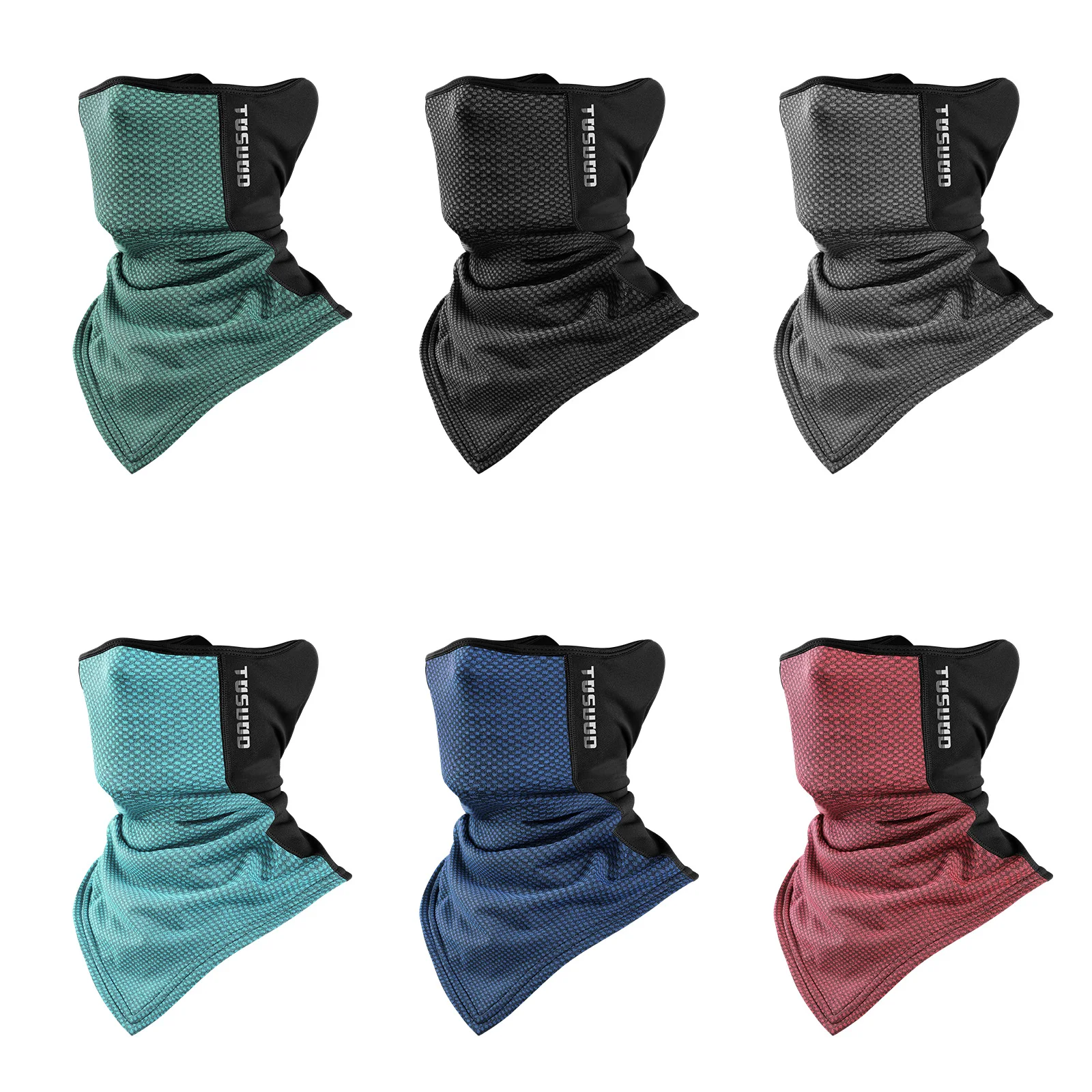 AliExpress NONE TOSUOD Winter Cycling Face Mask Fleece-Lined Windproof Warm Outdoor Sports Bike Motorcycle Warmth-Preserving Mask