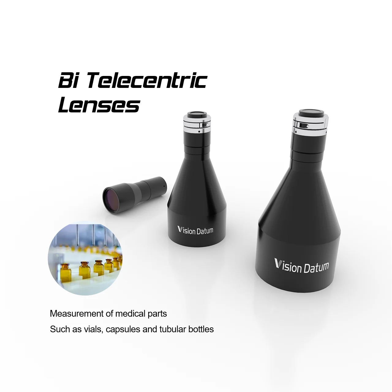 High Cost Performance Max Sensor 1.1'' C-mount Non-coaxial High Resolution Telecentric Lens for Machine Vision
