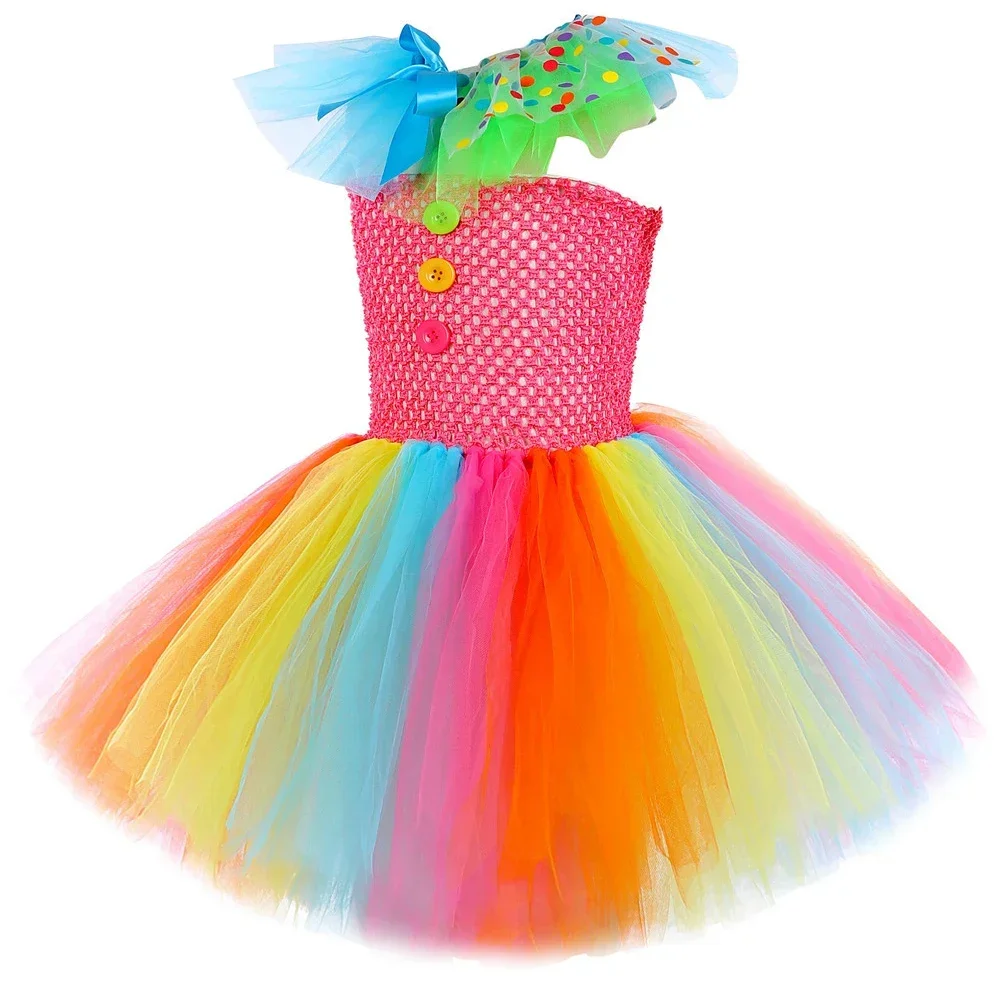 Girls Xmas Party Tutu Dress Red Green Christmas Costumes for with Bow Socks Kids New Year Carnival Outfits Child Holiday Clothes