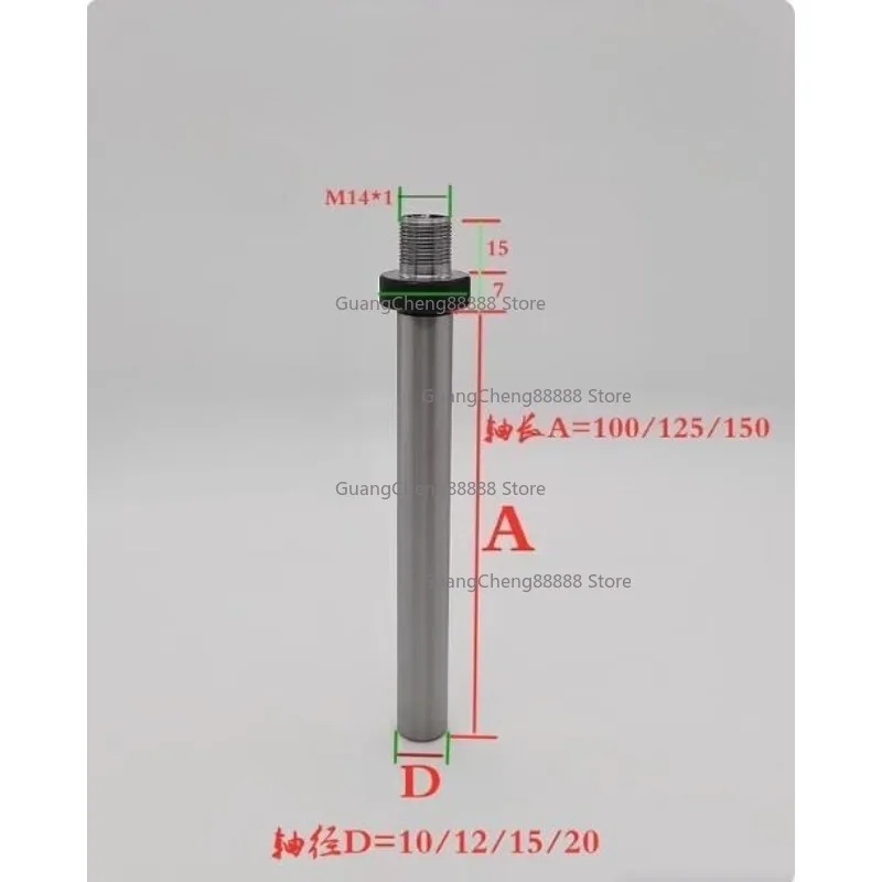 

Прочный резьбовой шпиндельный вал-держатель для токарного станка по дереву, M14*1, мини-патрон