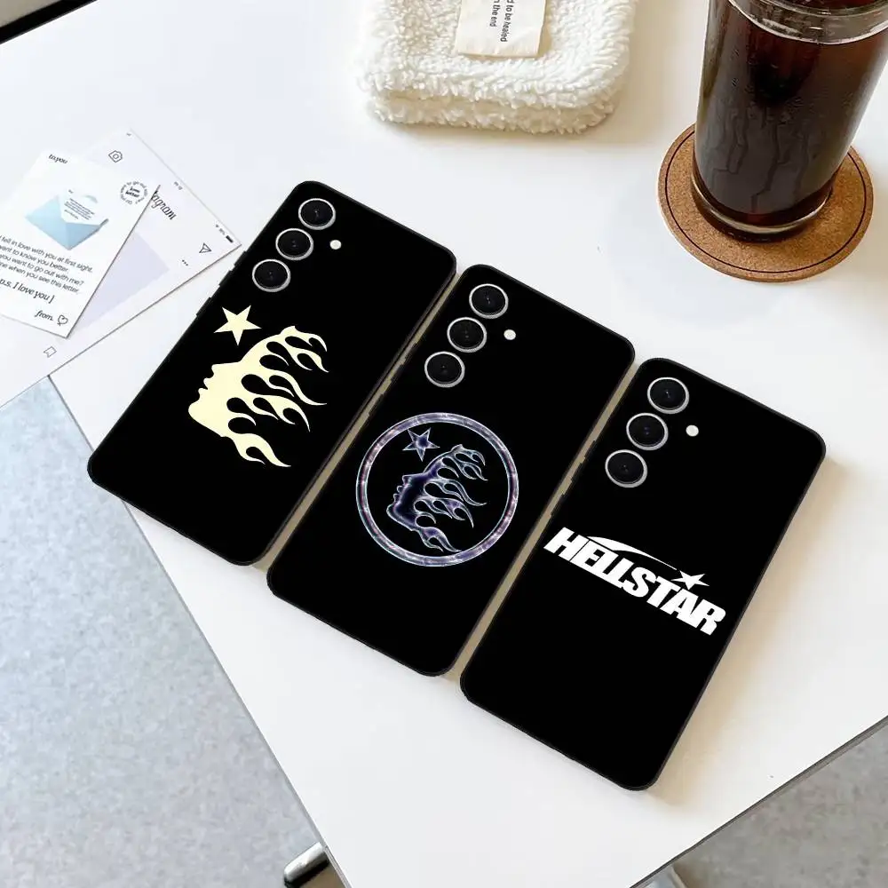 H-HellstarS Fashion Logo Phone Case For Samsung S 24 fe 25 Ultra plus 20 lite 21 30 22 23 24 22 Ultra 5G Fundas view 3