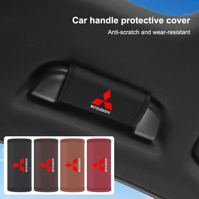 

Защитная крышка для внутренней ручки крыши автомобиля, ручка ручного тормоза для Mitsubishi ASX Lancer L200 Pajero Sport, наклейка