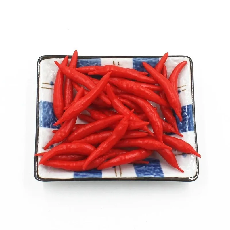 1PCS Simulated Pepper Realistic Ornaments Artificial Chili Simulated Chili Imitation Chili Pepper Artificial Vegetable Props