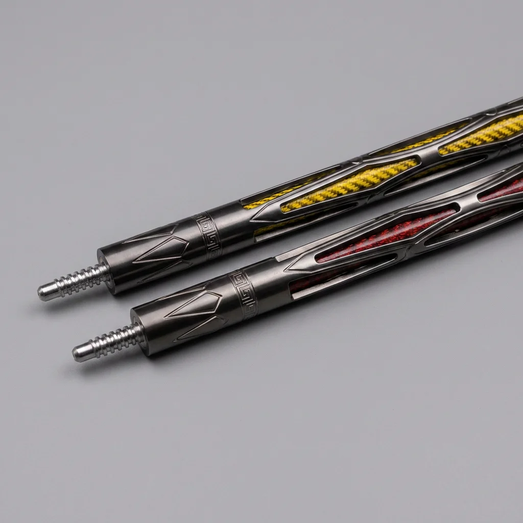 Premium  New Aluminum Carbon Fiber Billiard Cue Stick 11.8mm/12.5mm