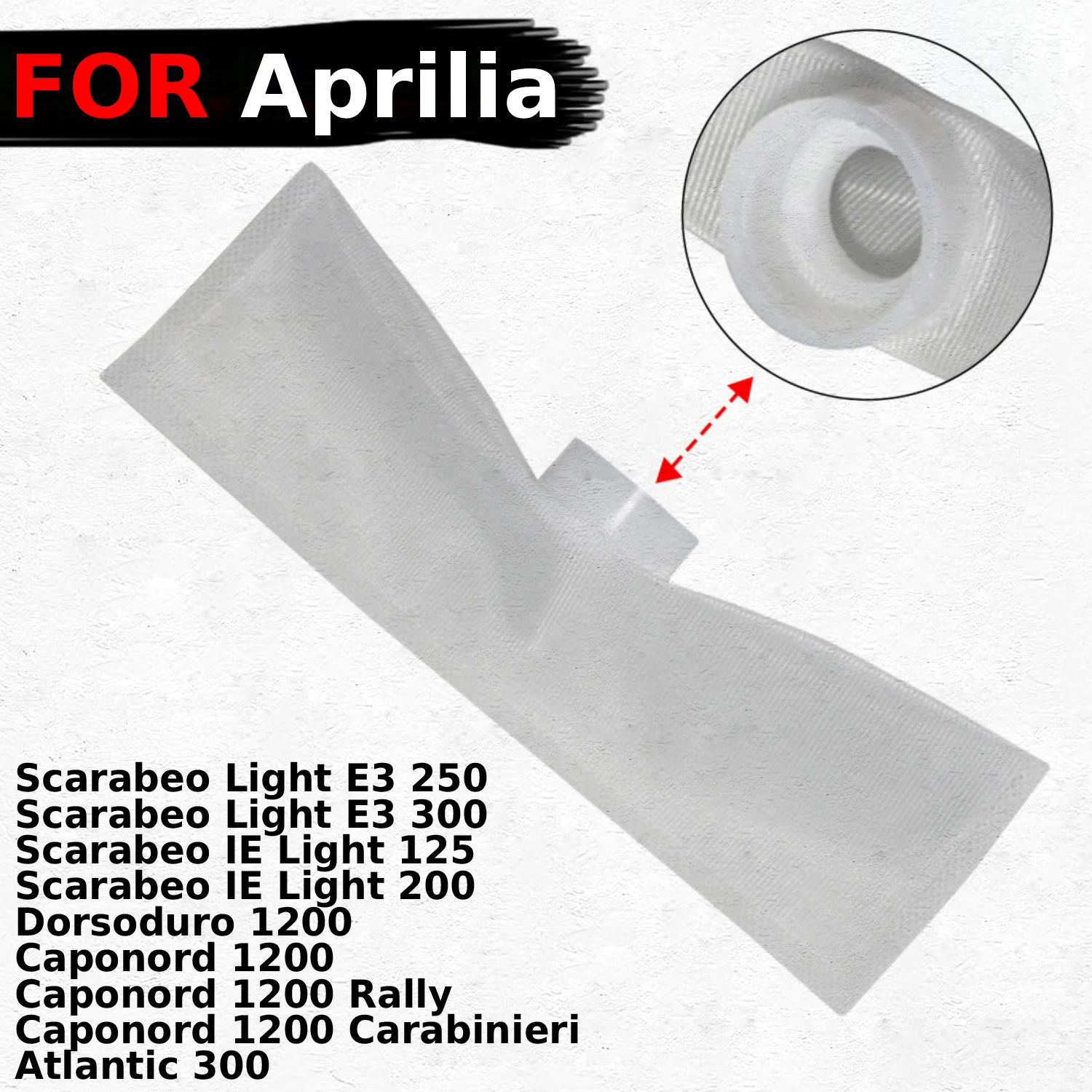 

Motorcycle Fuel Pump Filter Element Filter Screen for Aprilia Scarabeo Light E3 250 300 IE Light 125 200 Dorsoduro Caponord 1200