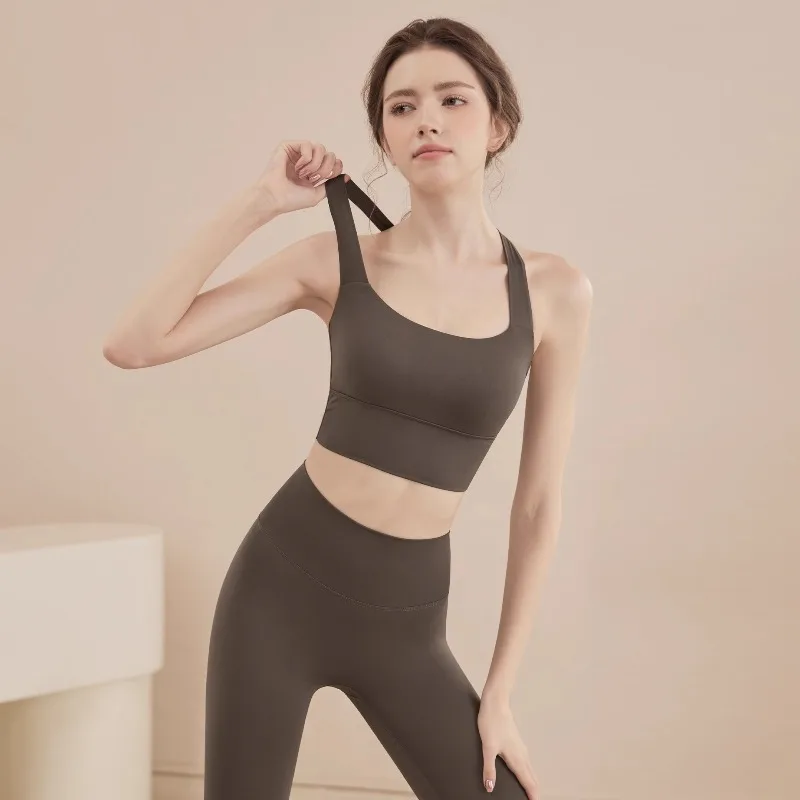 حمالة صدر رياضية لليوجا للسيدات 2025 صيف ربيعي بدون خياطة للتمرين مع تصميم خلفي لتدريب البيلاتيس واليوجا #4