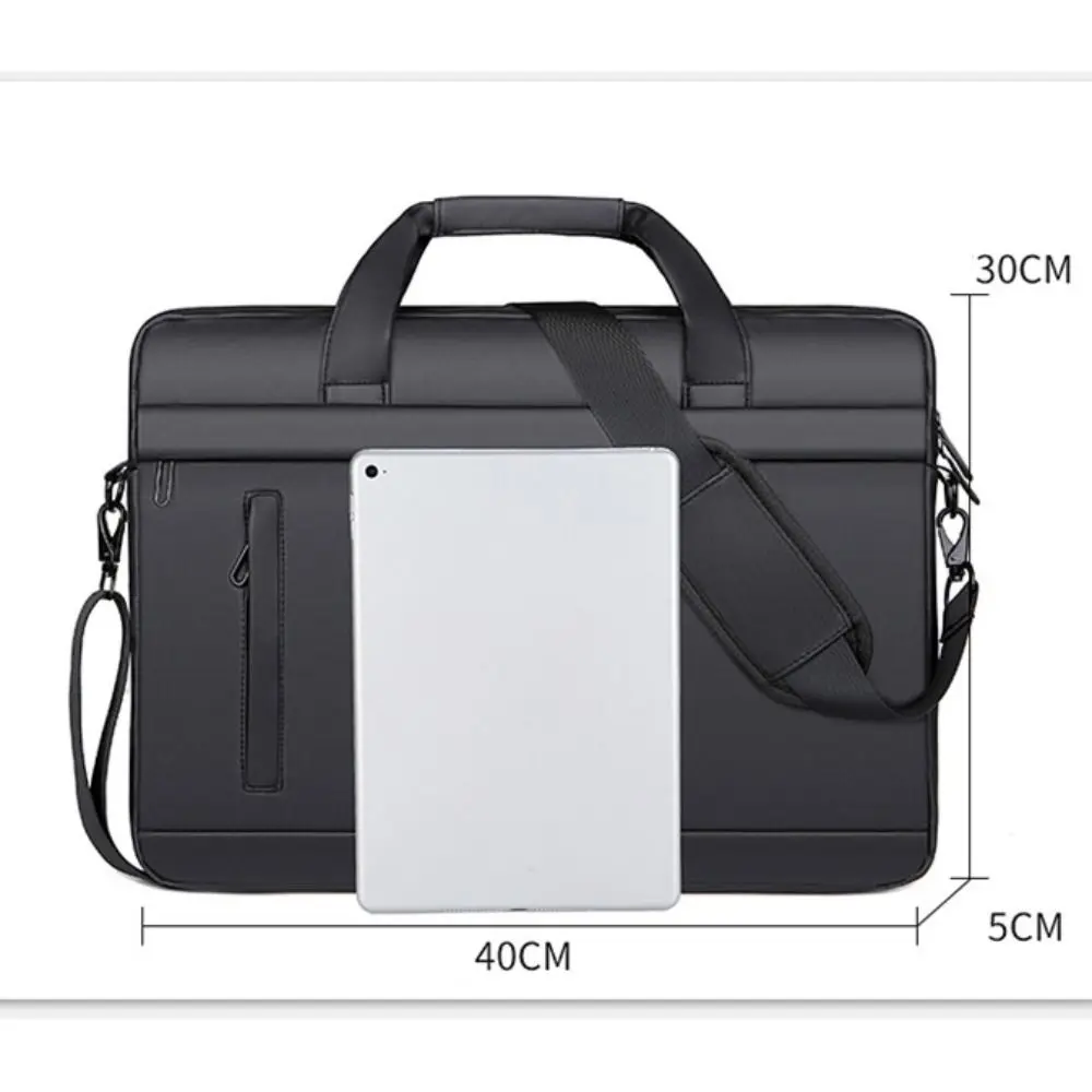 Men Briefcase Bag Business Famous Brand Leather Shoulder Messenger Bags Waterproof Office Handbag 15 inch Laptop bag