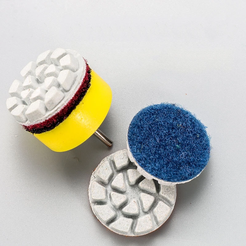 25mm Mini Diamond Polishing Pads Marble Granite Gemstone Grinding Wheel Fine Polishing Flexible Resin Sanding Disc Self-adhesive