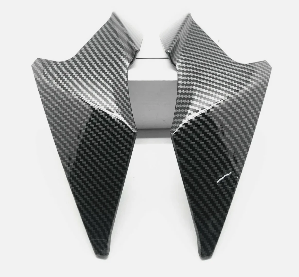 For KAWASAKI Z 400 2018-2020 Side Nose Headlight Cover Trim Fairing Carbon Fiber
