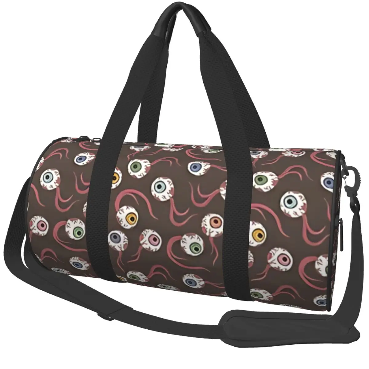 Gym Bag Swimming Eyeballs Colors Sports Bag Large Capacity Male Female Portable Custom Handbag Vintage Training Fitness Bag