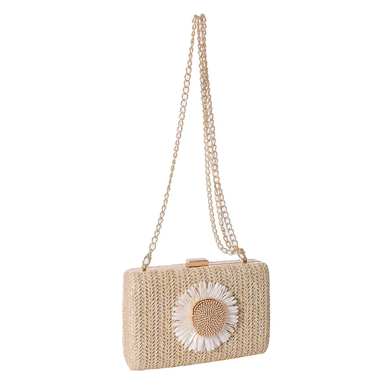 Bolso cruzado de estilo francés para mujer, bandolera informal elegante con flores que combina con todo, novedad de verano 2023