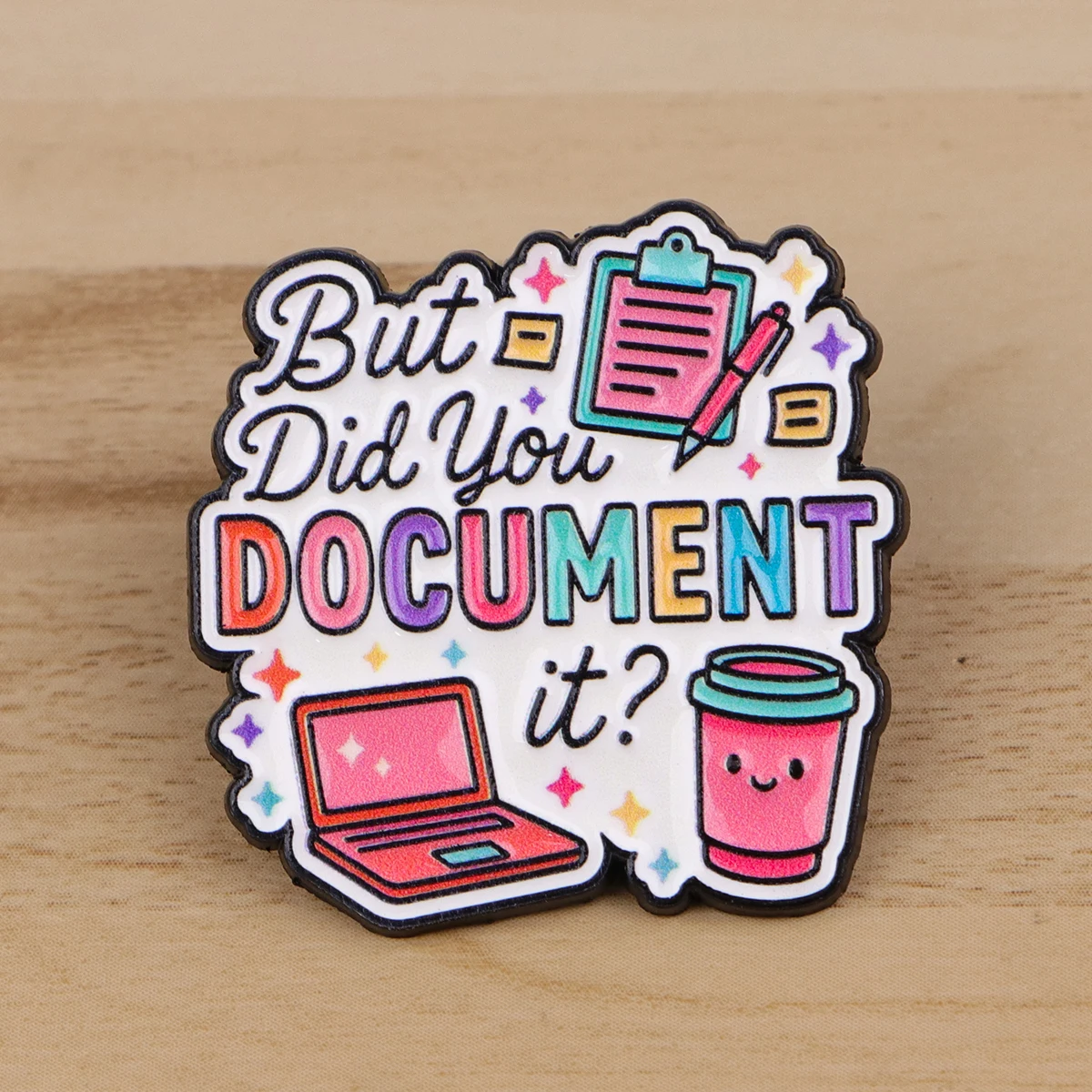 Not All Disabilities Butterfly Enamel Pin Funny Quotes Brooches Woman Men Backpack Accessories Bags Badge Lapel Jewelry Gifts