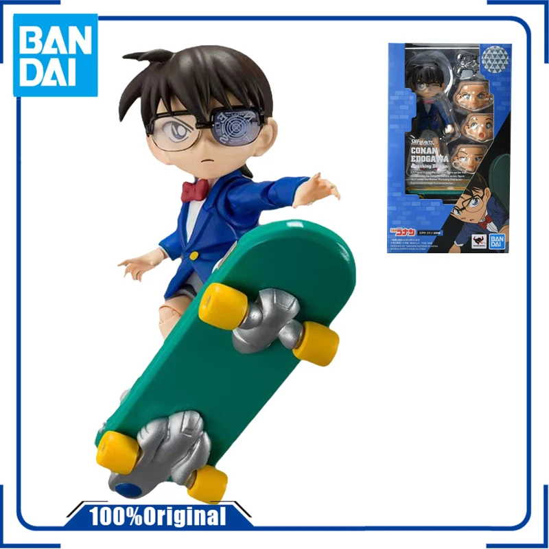 

100% Original box Bandai S.H.Figuarts SHF Conan Edogawa Tracking Part Detective Conan In Stock Anime Action Collection Figures