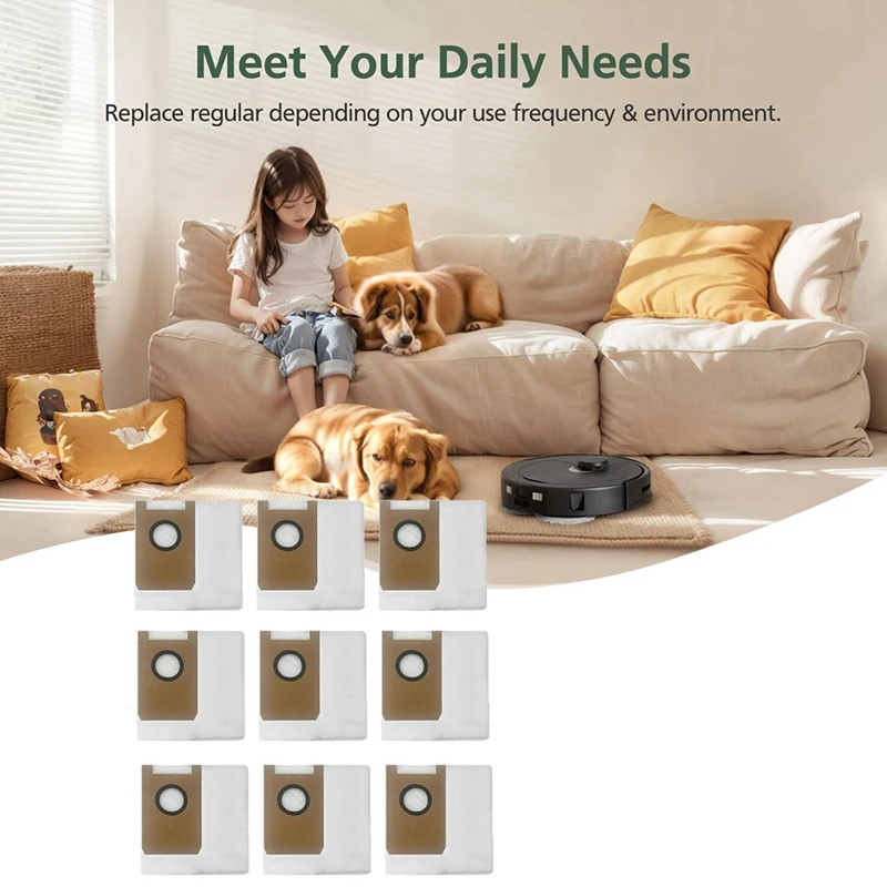 A44F-9 قطع أكياس غبار لملحقات كاسحة Loorow AT800 مدمجة لتدوم طويلاً وتعمل بشكل جيد