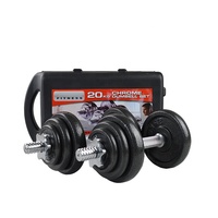 Wholesale Customization by Manufacturers High Quality 15kg 20kg 30kg 50kg  Adjustable Barbell and Weight Baking Paint Dumbbell
