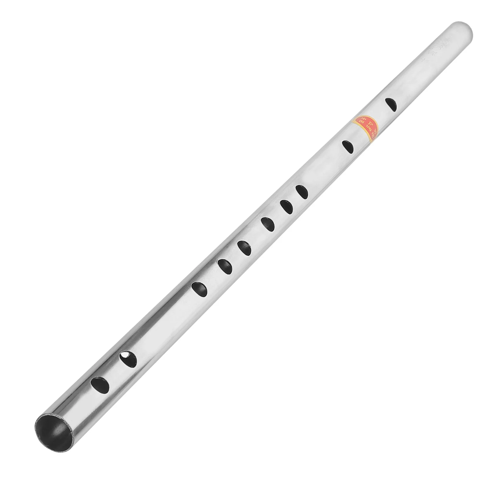 

Chinese Traditional Instrument Sturdy Flute Introductory Lightweight Portable Beginners F Key Stainless Steel Flute Durable
