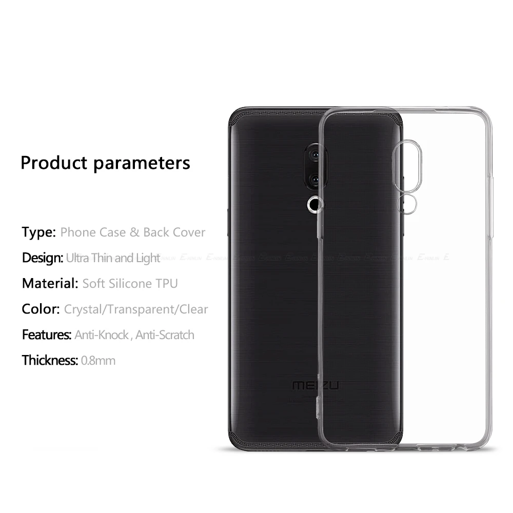 Ultra Thin Clear Soft Full Back Cover For Meizu 20 18X 18 18s 17 16 X 16T 16th 16S 16Xs X8 Pro Plus M6s M6 Note TPU Phone Case