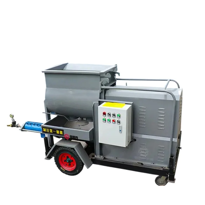 

Screw mortar grouting pump, tunnel bolt grouting machine, concrete conveying pump, cement slurry mixing and grouting machine