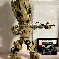 2025 New I Am Groot Building Bricks 76217 Home Decoration Ornaments Assembly Toys for Boys and Girls Party Christmas Gifts