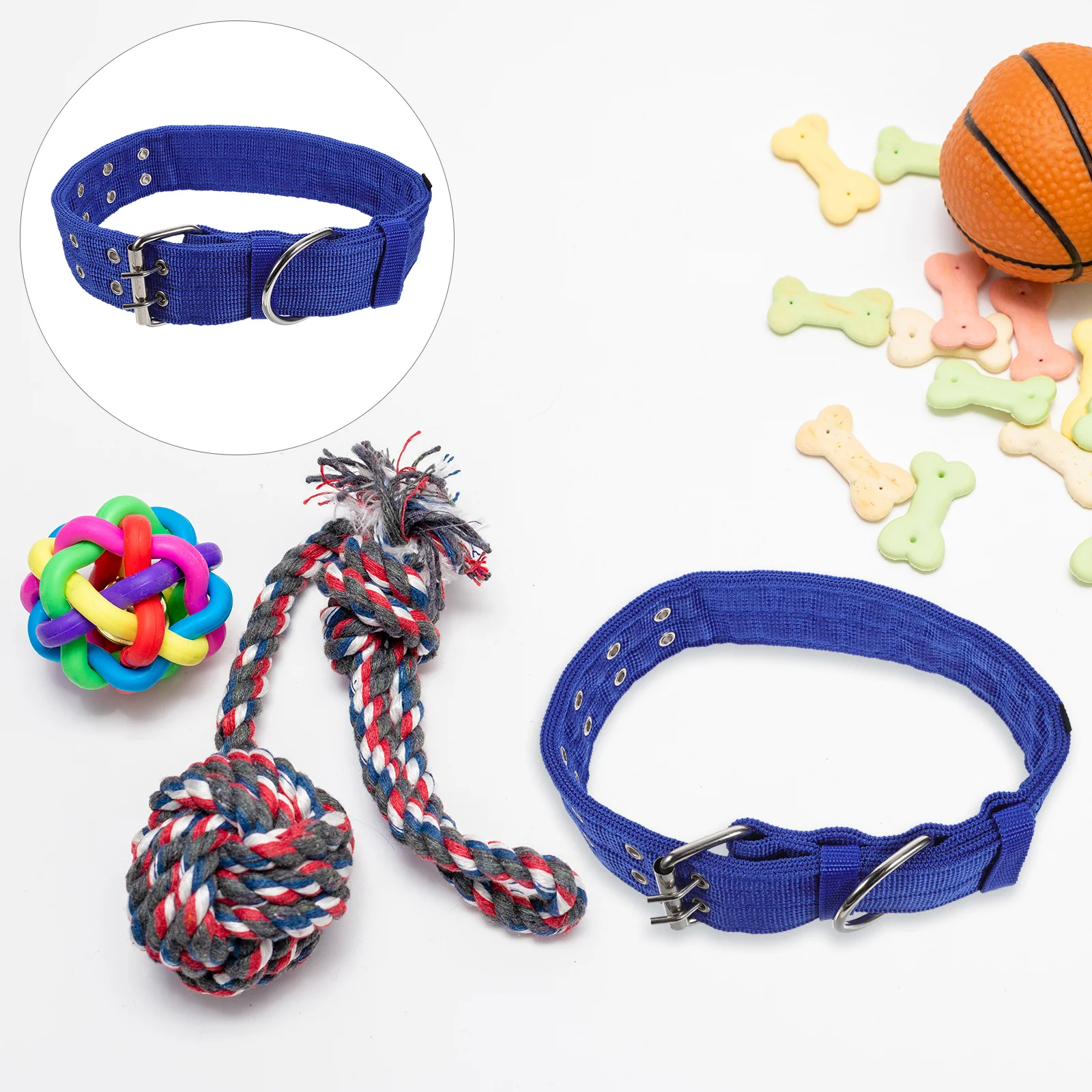 

Pet Collar Creative Cotton Alloy Comfortable Durable Dog Necklace Adjustable Lightweight Fashionable Pet Neck