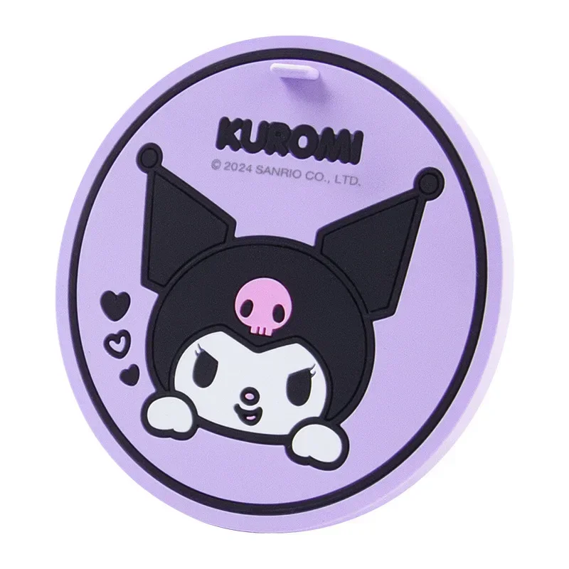 2Pcs Sanrio Kuromi Car Coasters Kawaii Cartoon Anime Car Coaster Cute Storage Anti-Skid Mat Accessories Decorate Girls Gift view 5