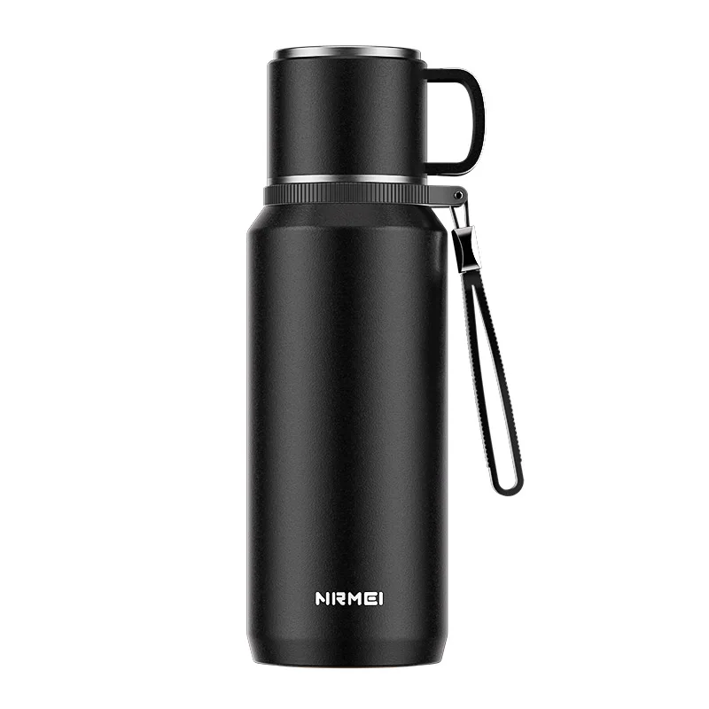 

Portable Large Capaci Insulated Water Bottle Tea Separation Men Women Home Use Travel Carrng Stainl Steel Cup