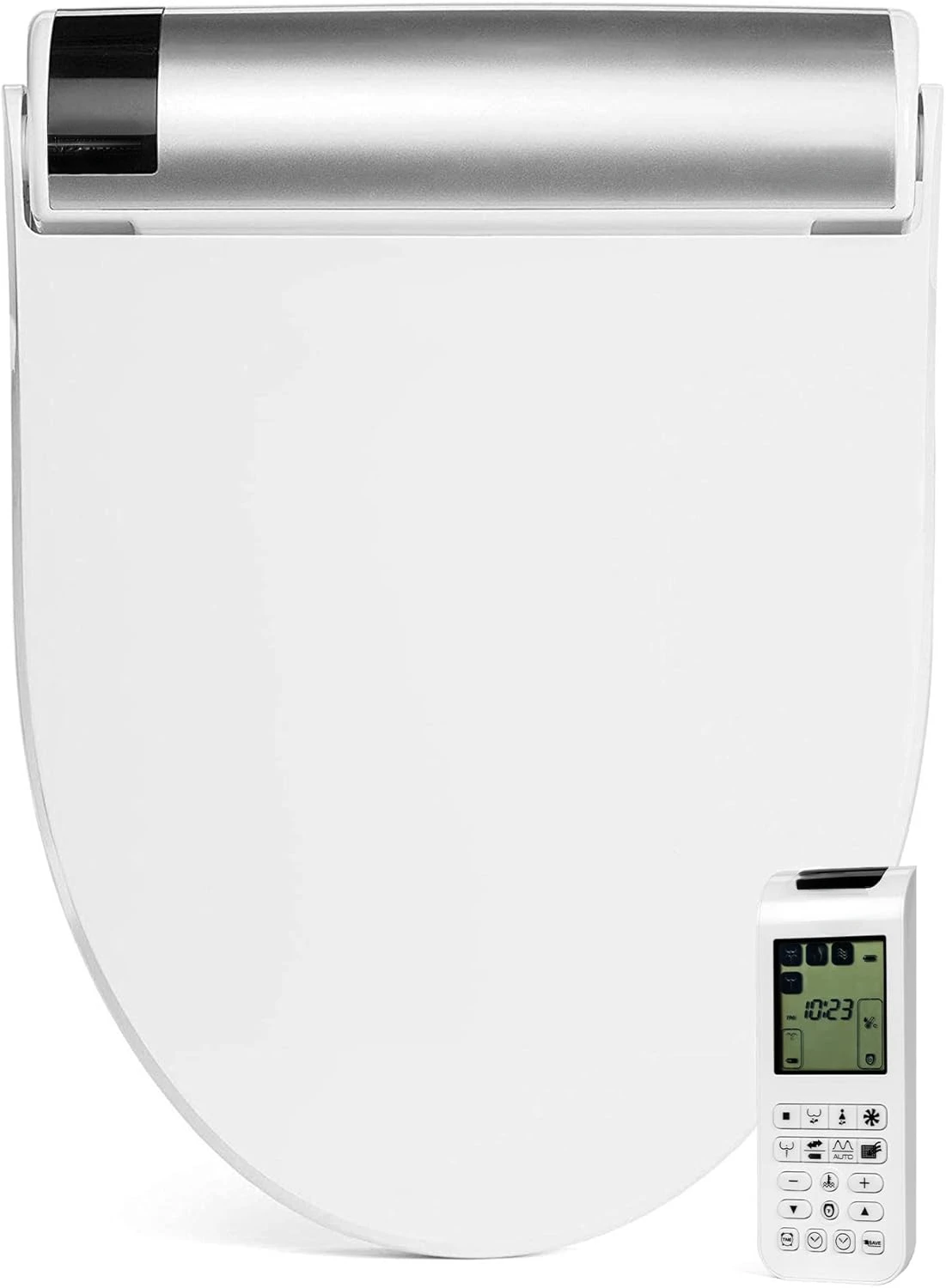 

Electric Bidet Toilet Seat, Warm Water with Air Dryer, Heated Seat with Sensor and Slow Close Lid