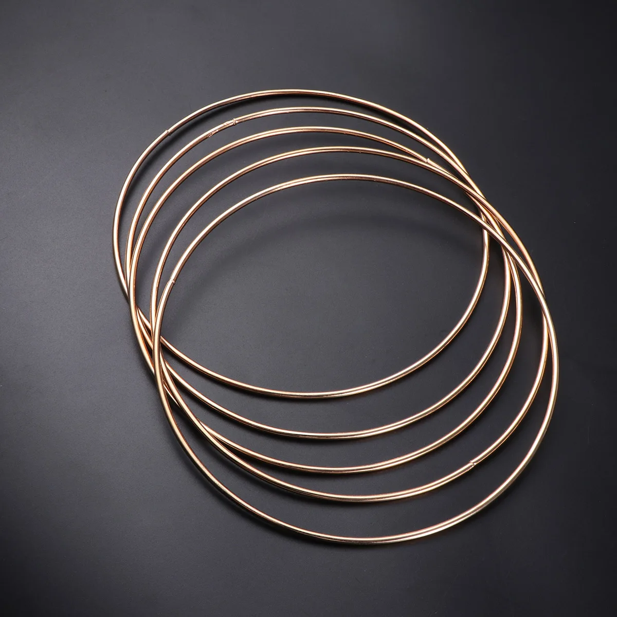 

10 Pcs Dream Catcher Accessories Rings DIY Dreamcatcher Hoop Metal Golden Retriever